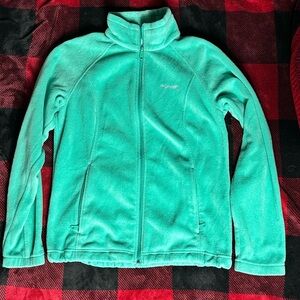 Columbia Women's Teal Full-Zip Fleece Jacket